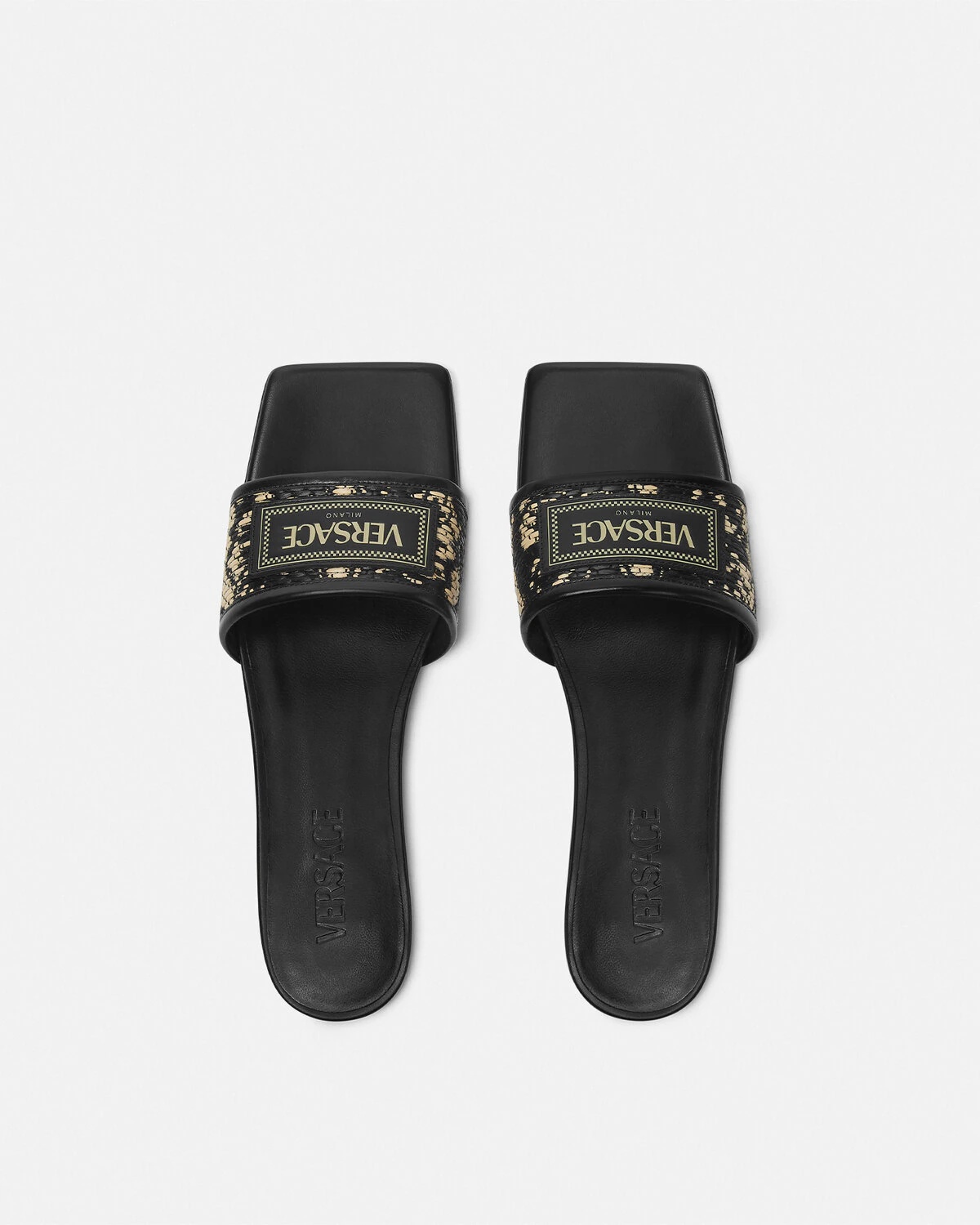 Theia Barocco Raffia Flats - 3