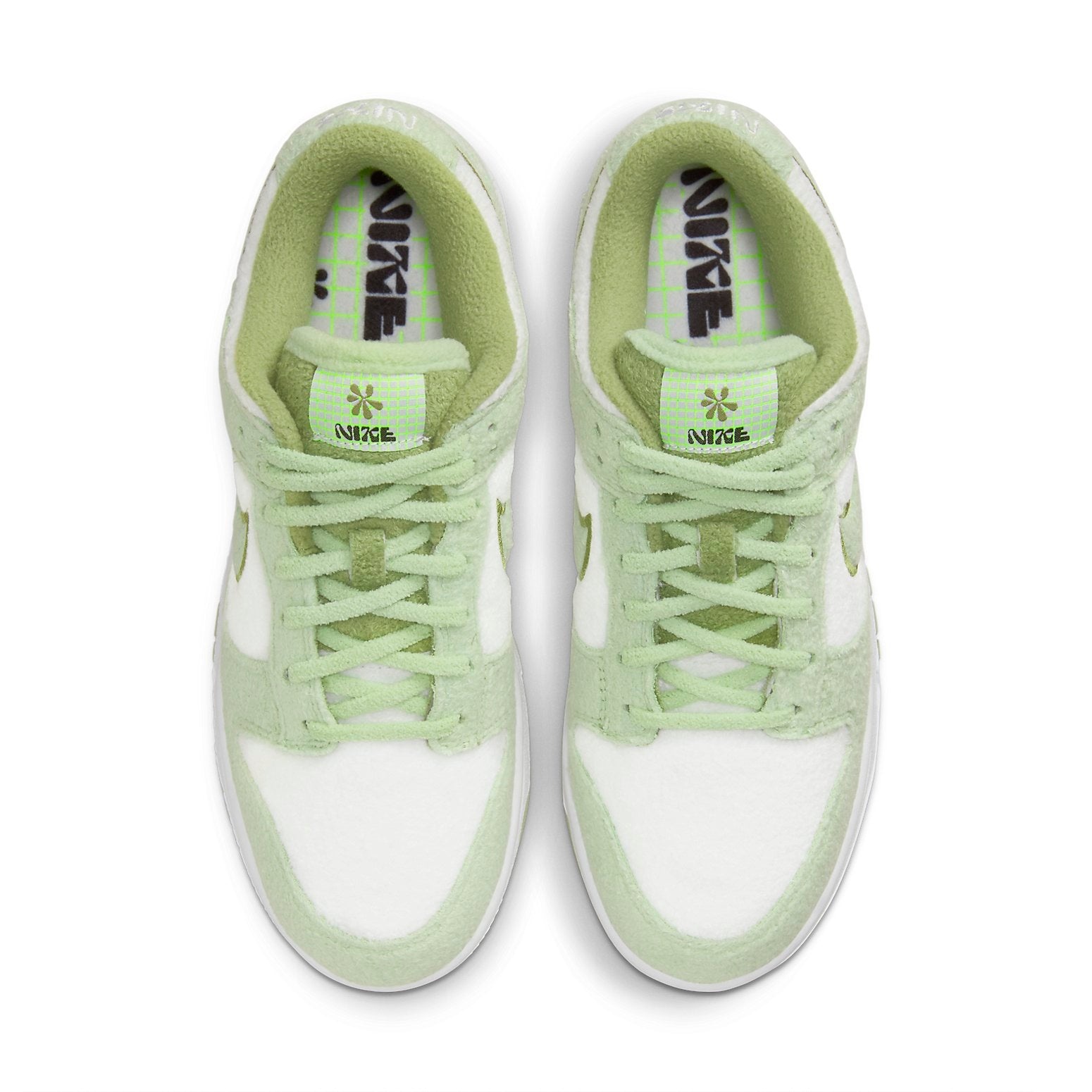 (WMNS) Nike Dunk Low SE 'Fleece - Honeydew' DQ7579-300 - 4