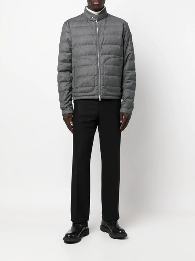 Moncler quilted zip-up jacket outlook