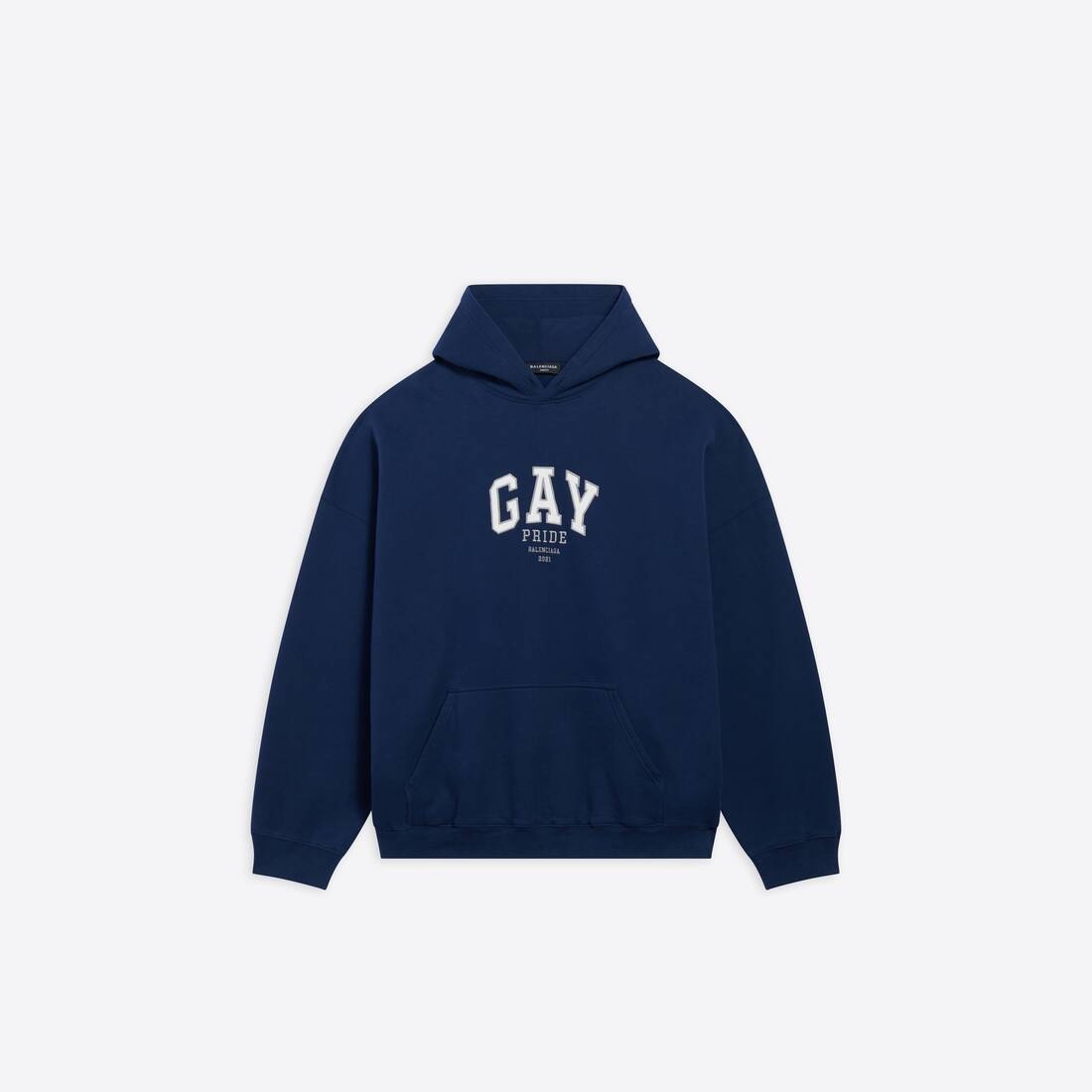 Pride Boxy Hoodie in Blue - 1