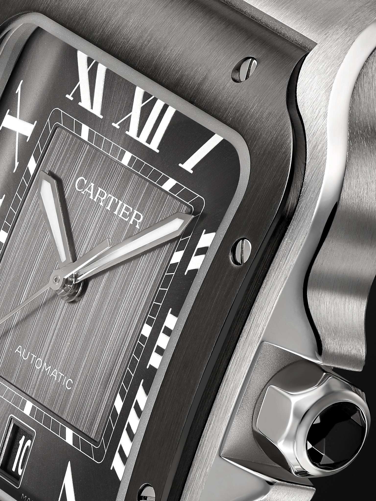 Santos de Cartier Automatic 39.8mm Steel Watch, Ref. No. WSSA0037 - 9