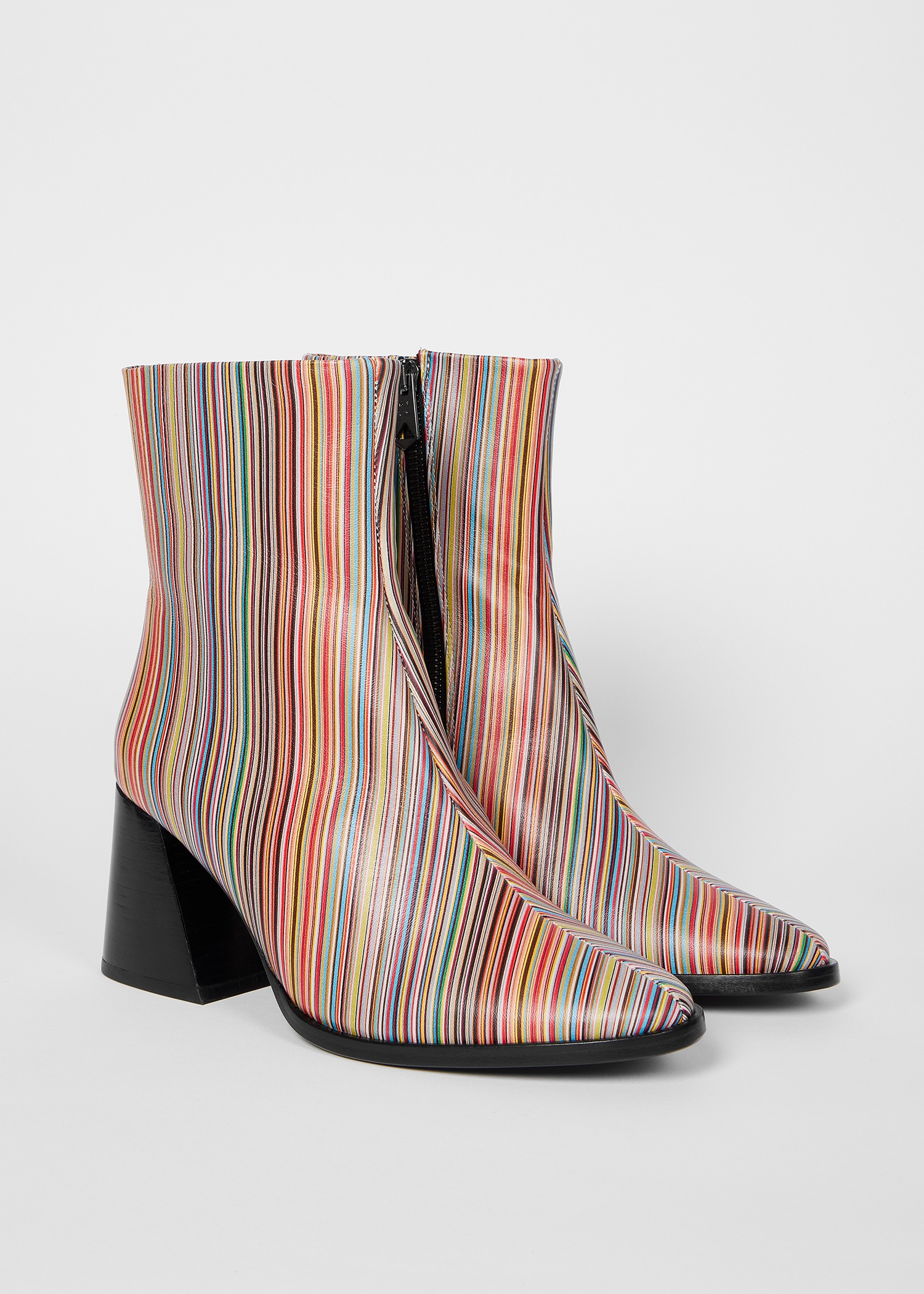 Women's Leather Signature Stripe 'Baylis' Boots - 2