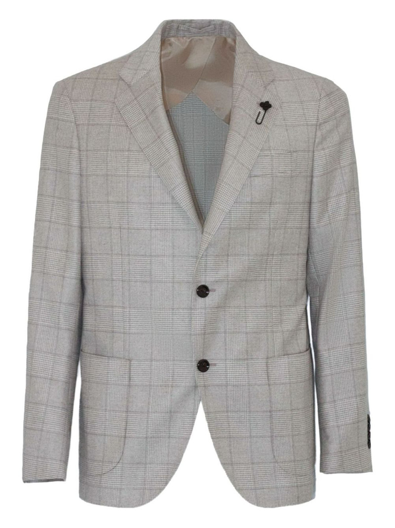 Prince-of-Wales-check blazer 1