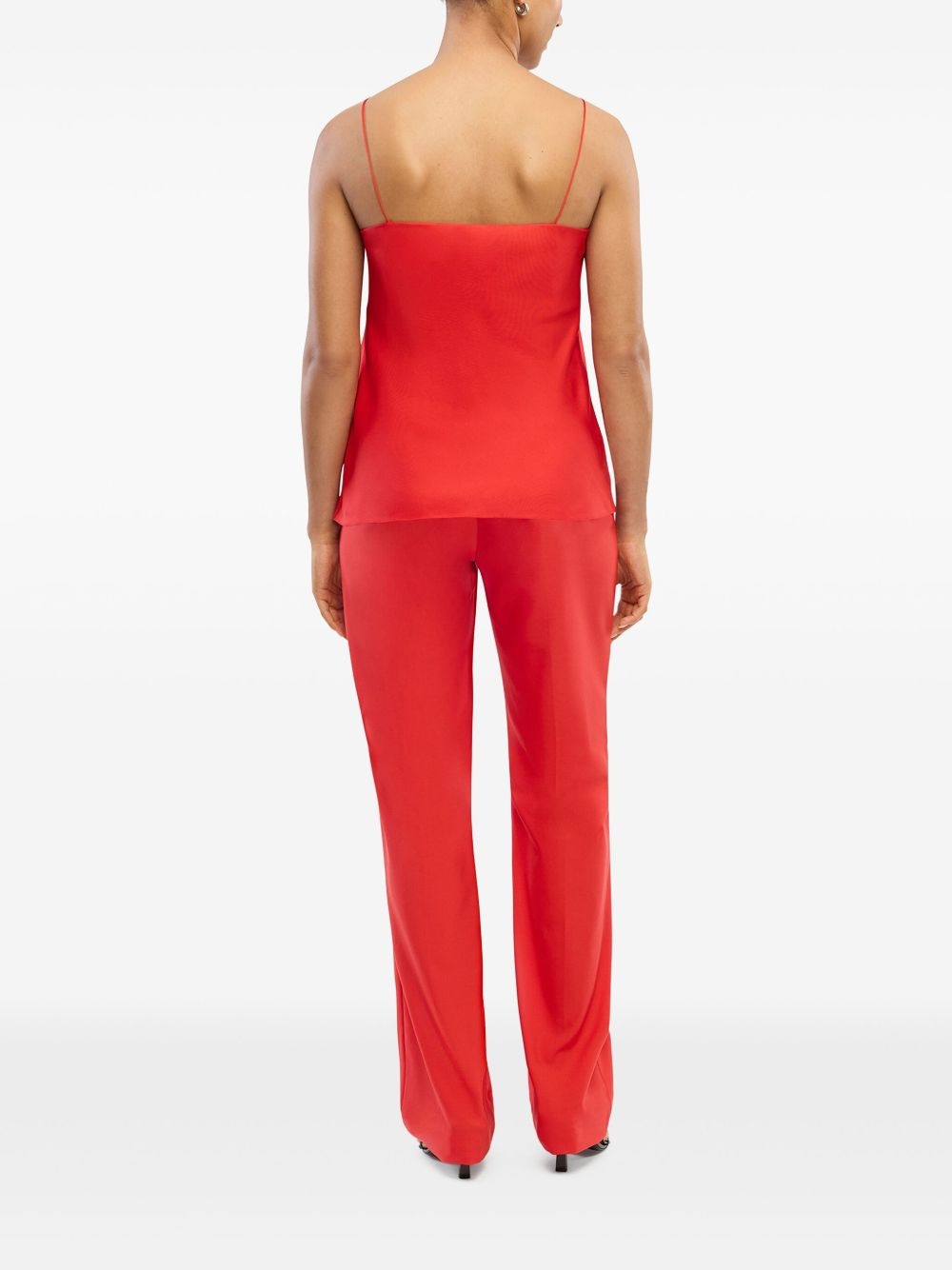 slip-on silk top - 4