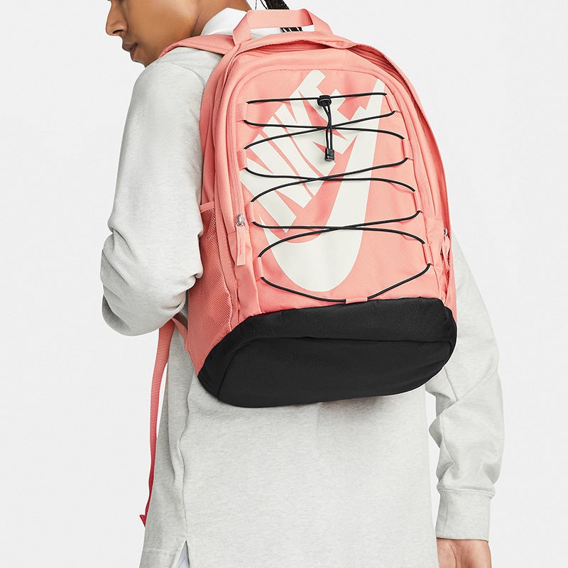 Nike Hayward Logo Straps Large Capacity Colorblock Backpack One Size Black Pink Blackpink DV1296-824 - 7
