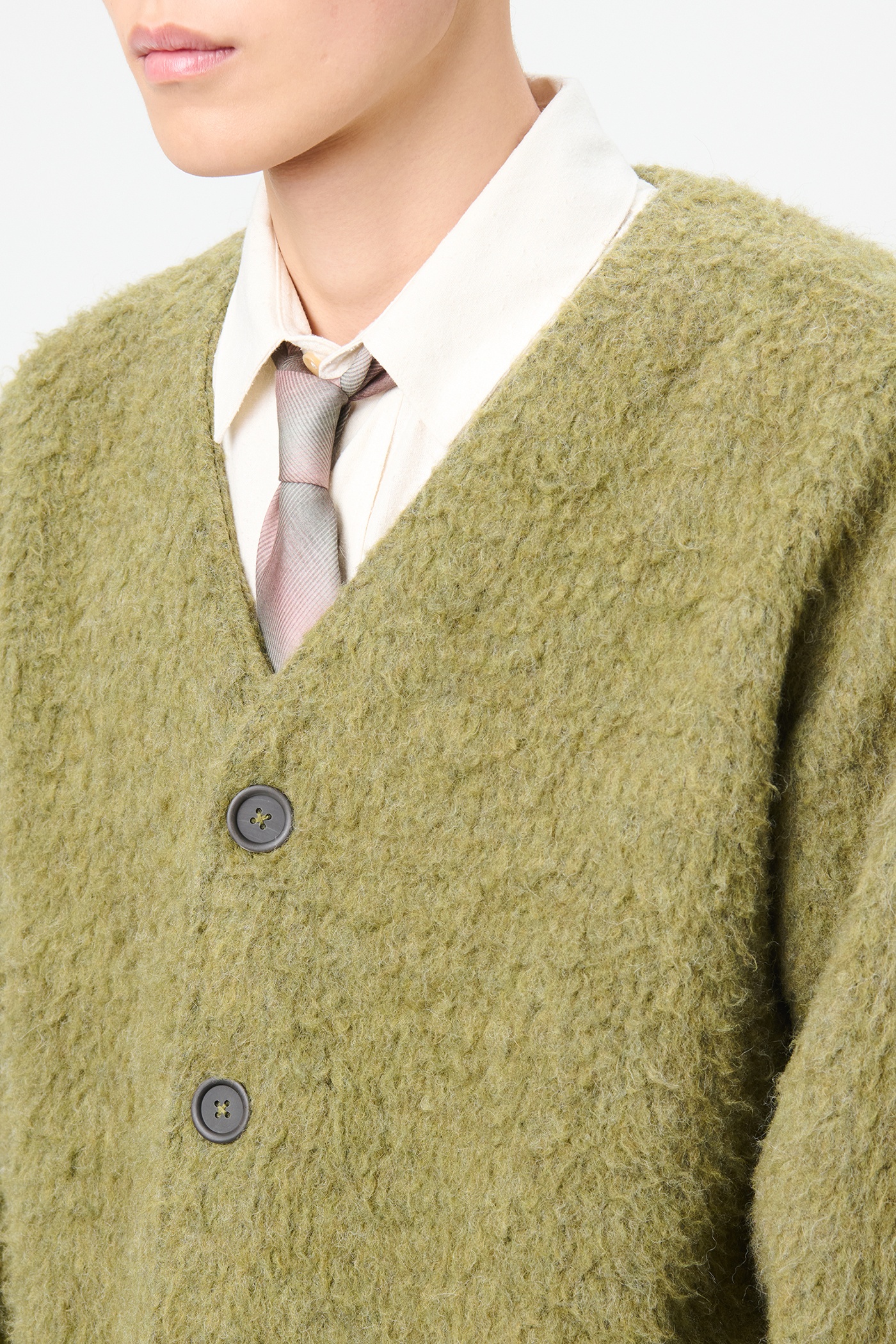 Our Legacy Cardigan Fresh Moss Tumble Wool | ourlegacy Our Legacy Cardigan Fresh Moss Tumble Wool | ourlegacy
