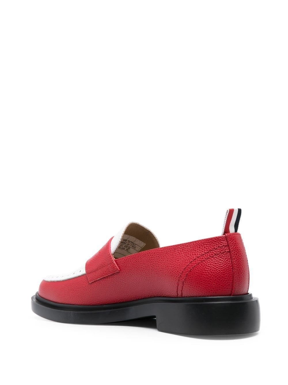 classic penny leather loafers - 3