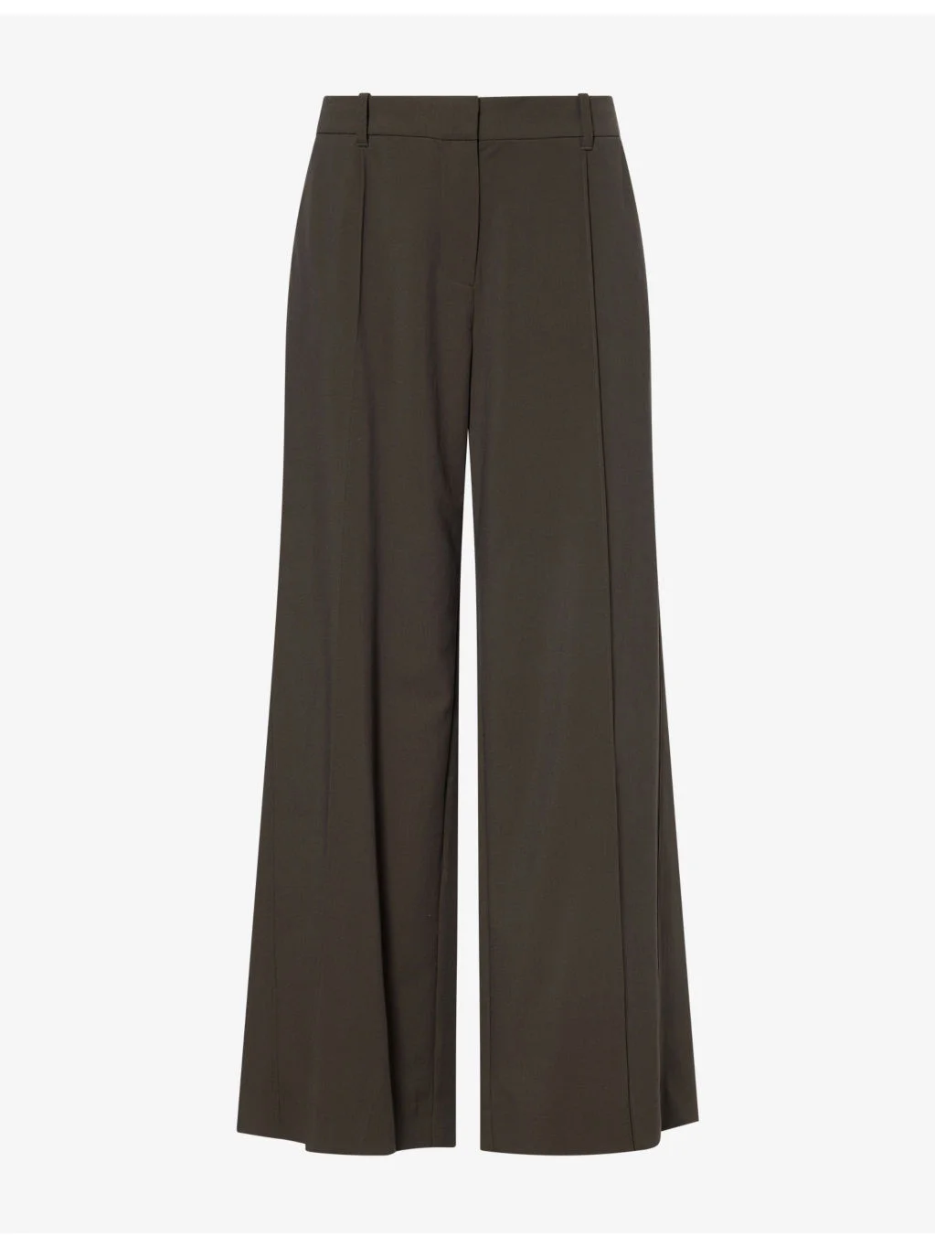 Una Straight-Leg Woven Trousers - 1