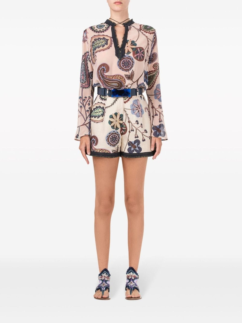 SILVIA TCHERASSI Toscana paisley-print blouse outlook