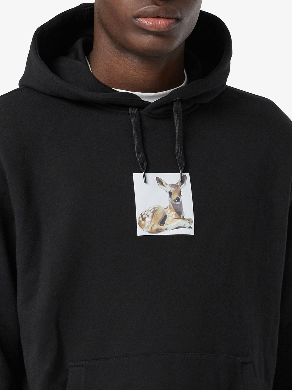 Deer print hoodie - 5