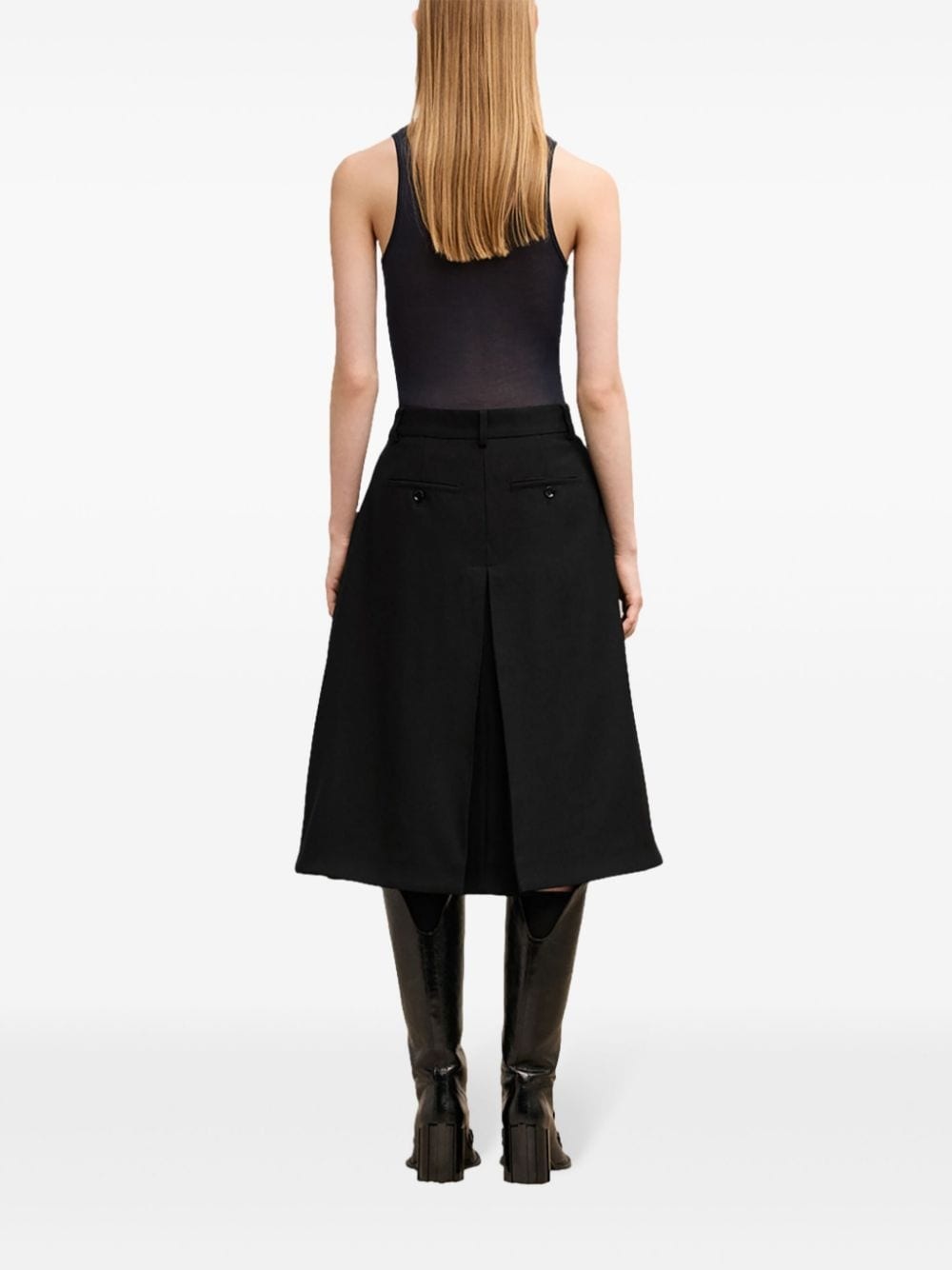 paneled knee-length shorts - 4