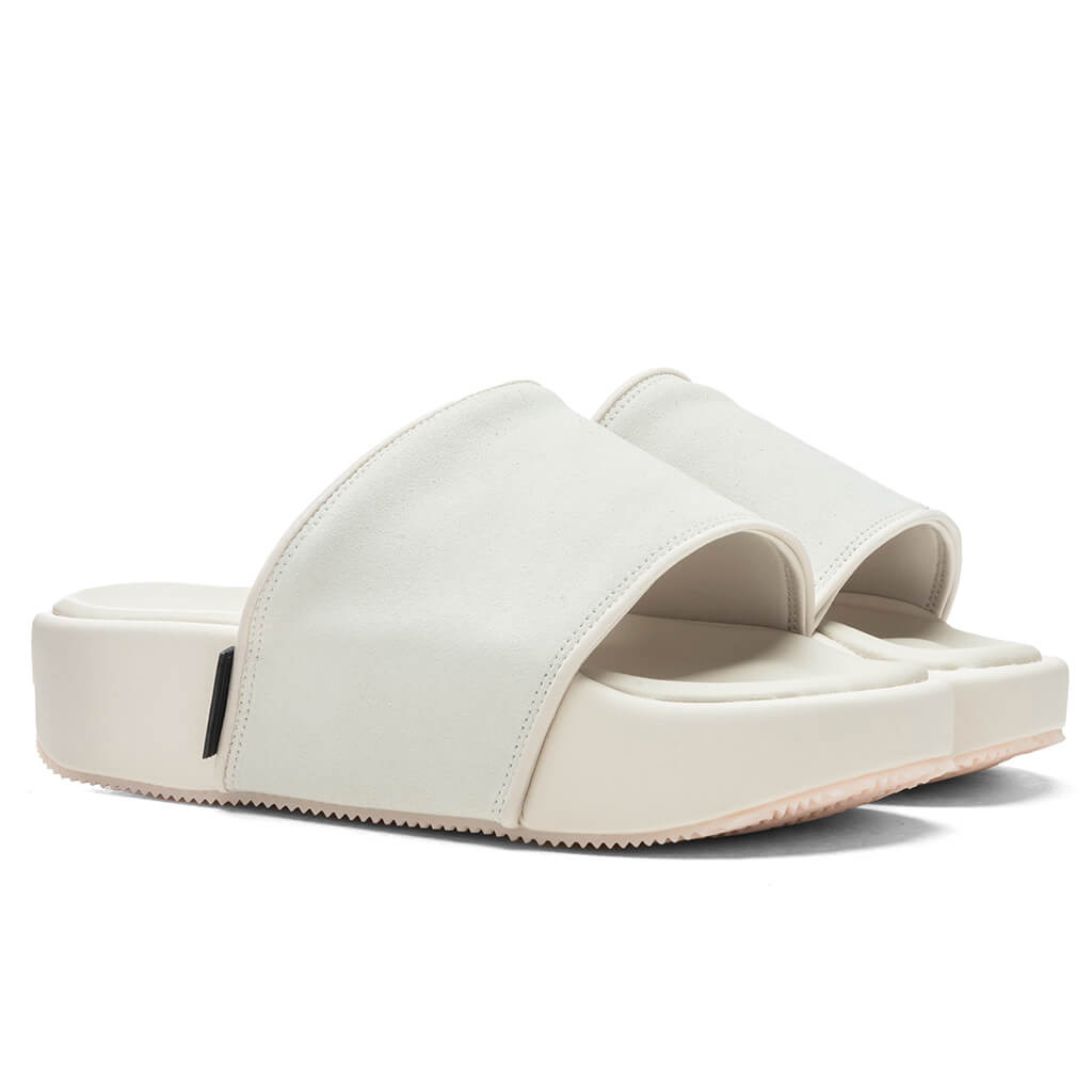 Y-3 NEW SLIDE - ORBIT GREY/CLEAR BROWN/LINEN - 3