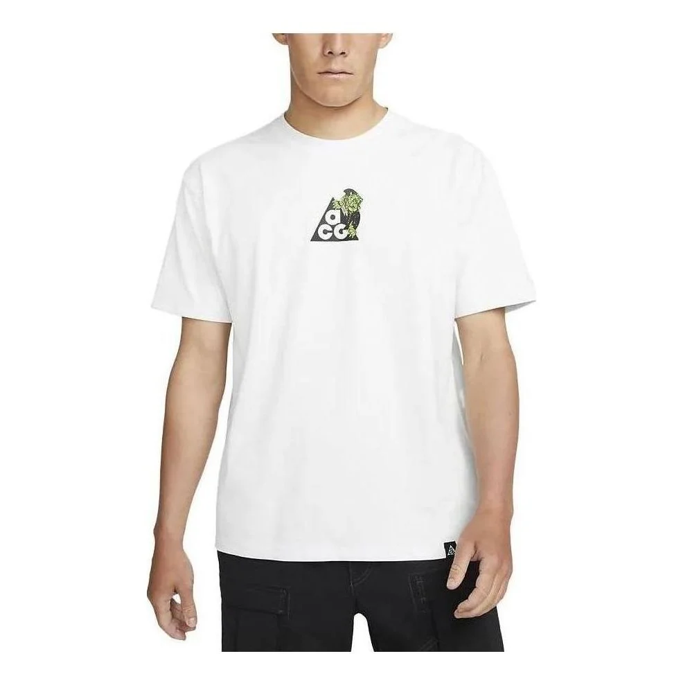 Nike ACG Iceland Map Short Sleeve T-shirt Asia Sizing 'Summit White' DJ5735-121 - 1