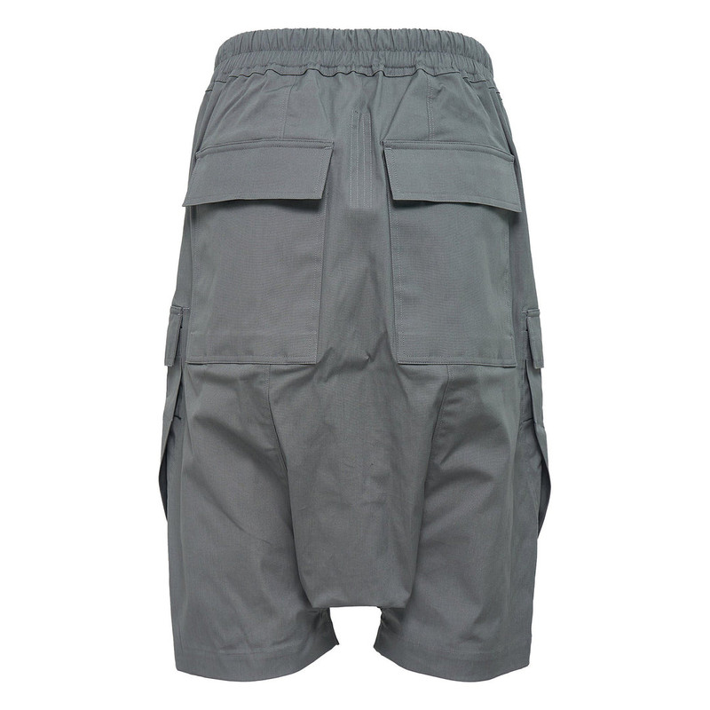 Rick Owens Cargo Pods Heavy Cotton Poplin Shorts outlook