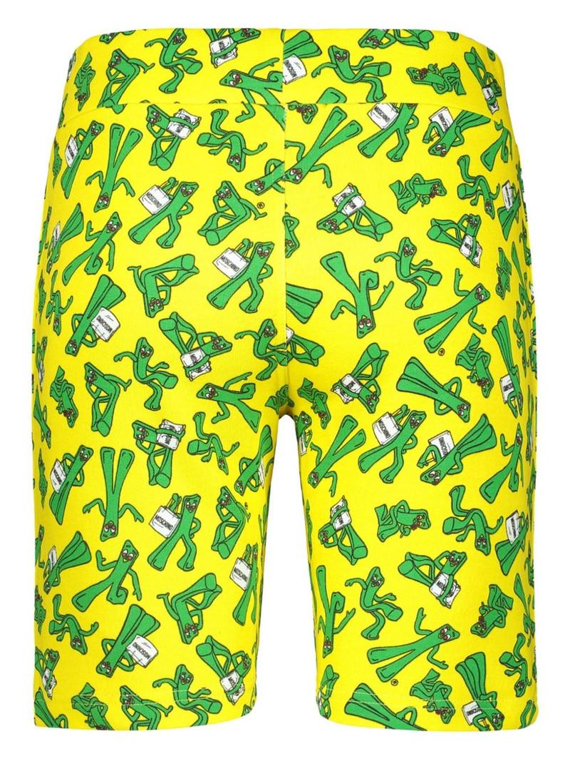 Moschino all-over print shorts outlook