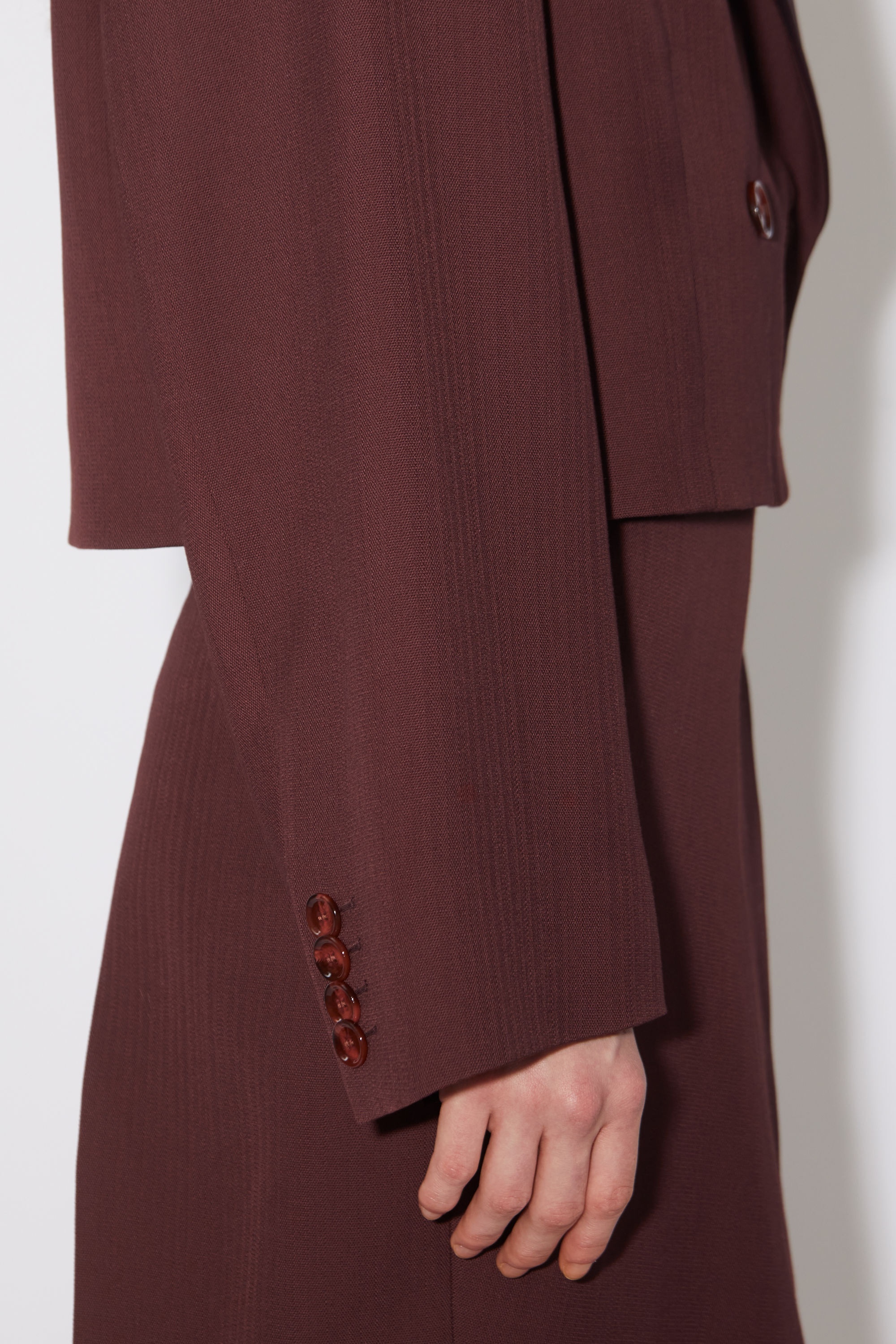 Double-breasted jacket - Aubergine purple - 5