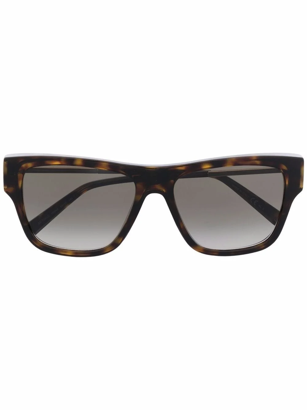tortoiseshell square-frame sunglasses - 1