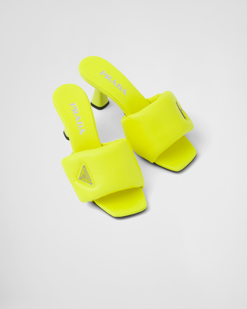 Soft padded nappa sandals 4