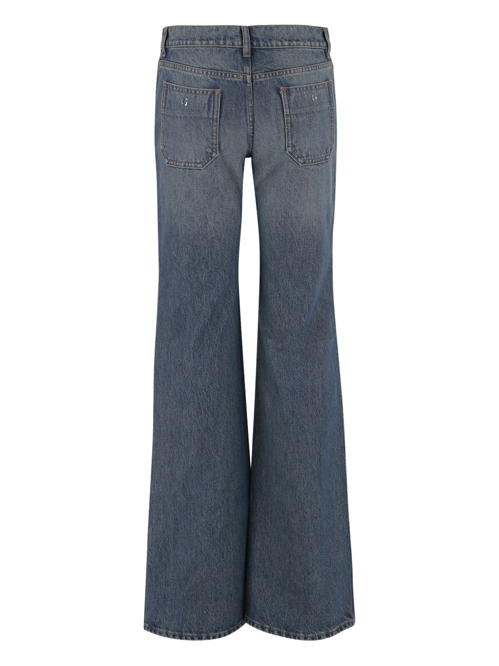 cotton flared jeans - 2