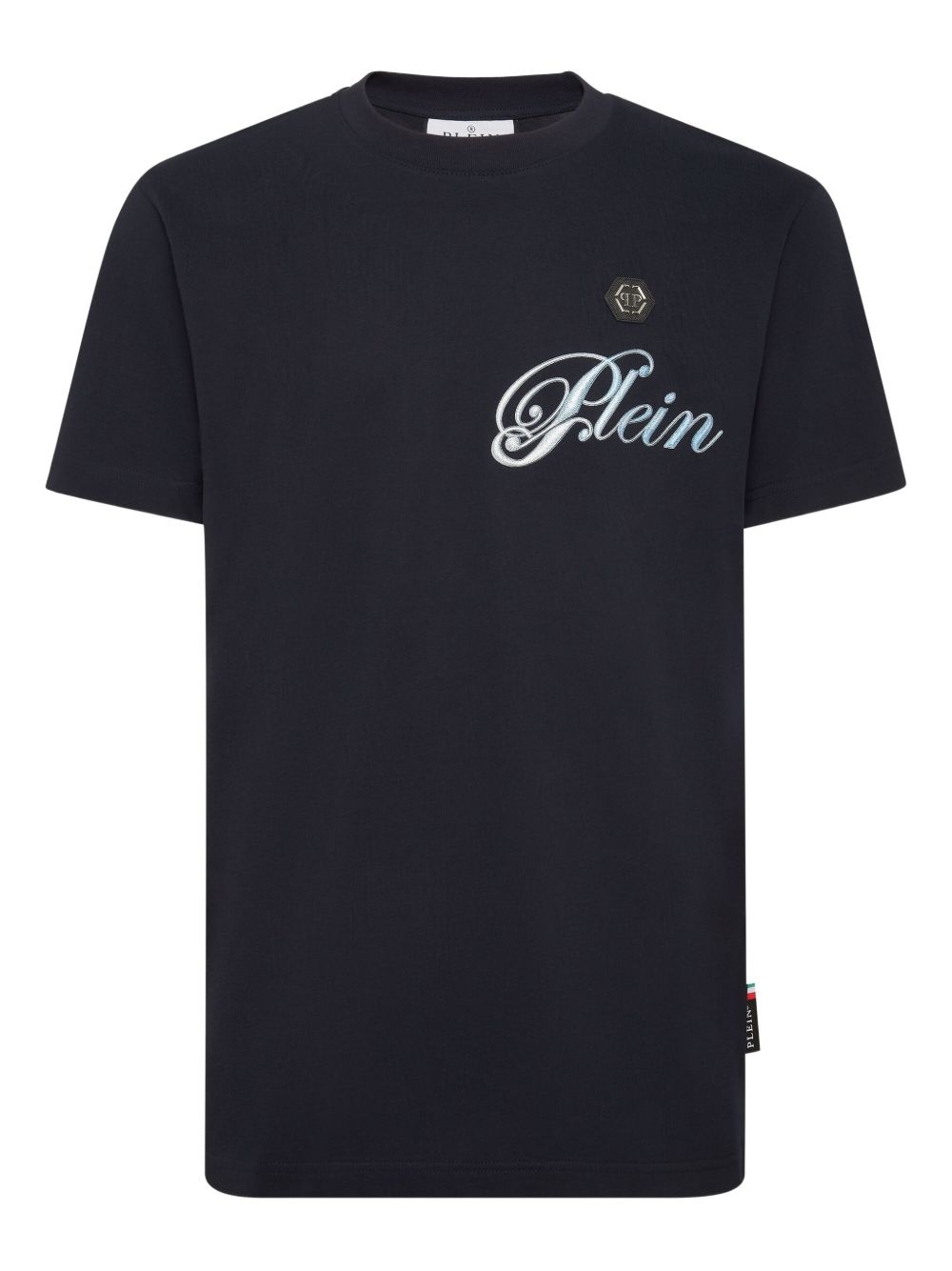 skull-print crew-neck T-shirt - 1