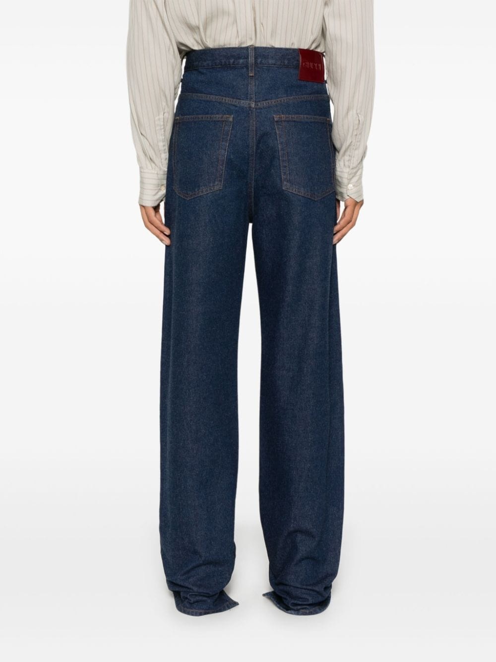 logo-patch jeans - 4