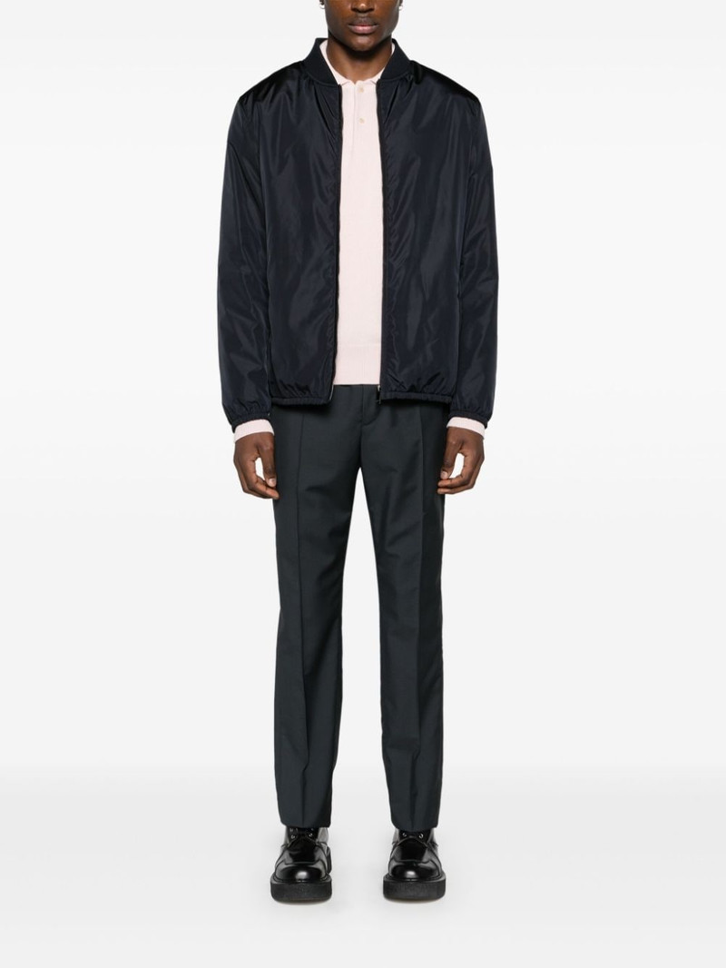 Valentino zip-up padded bomber jacket outlook