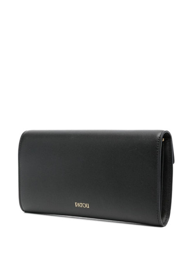 PATOU JP leather clutch outlook