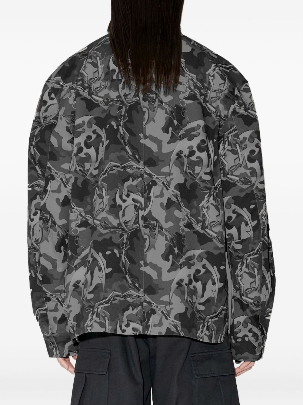 camouflage-print jacket - 3