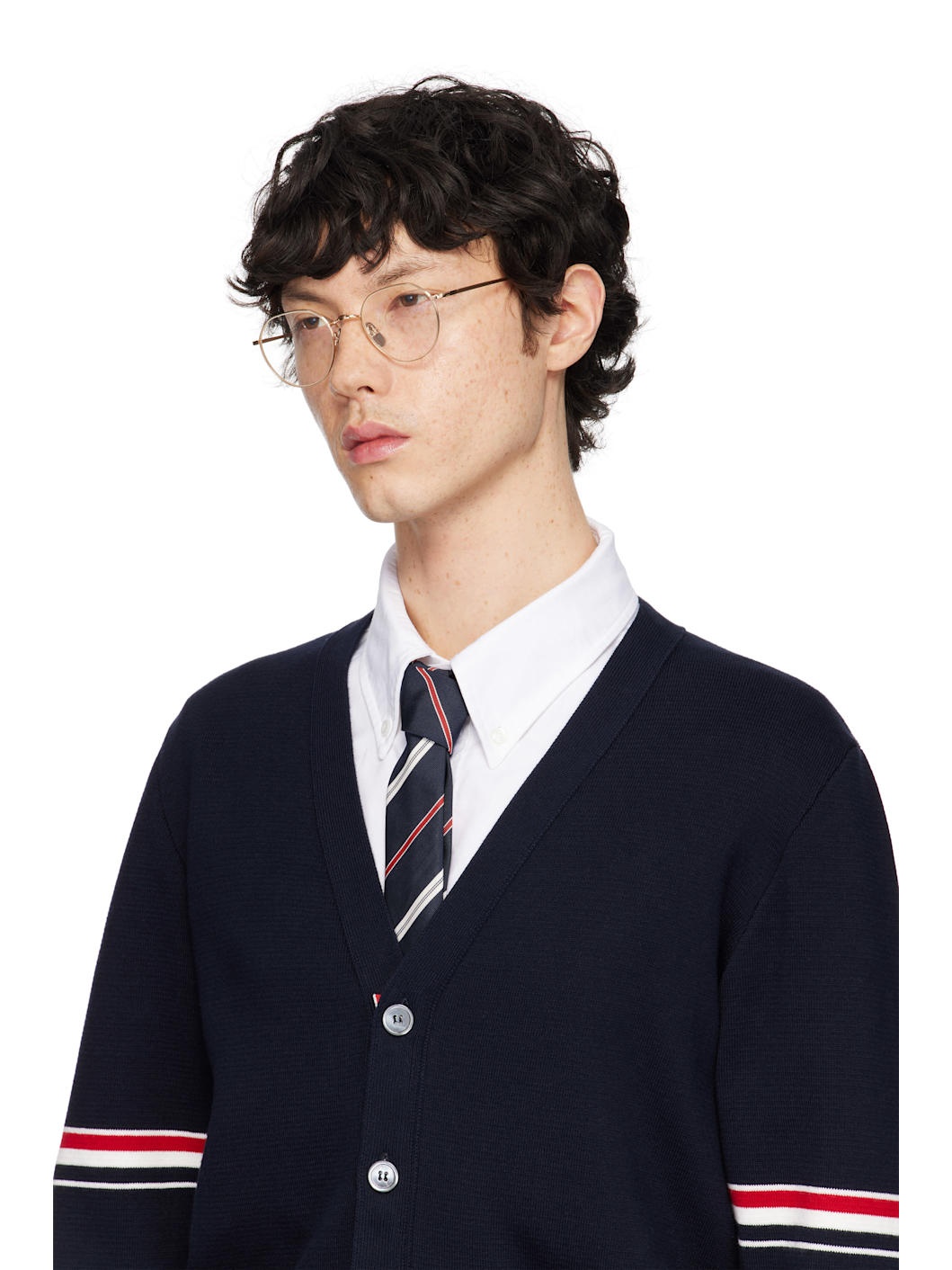 Gold Round Glasses - 4