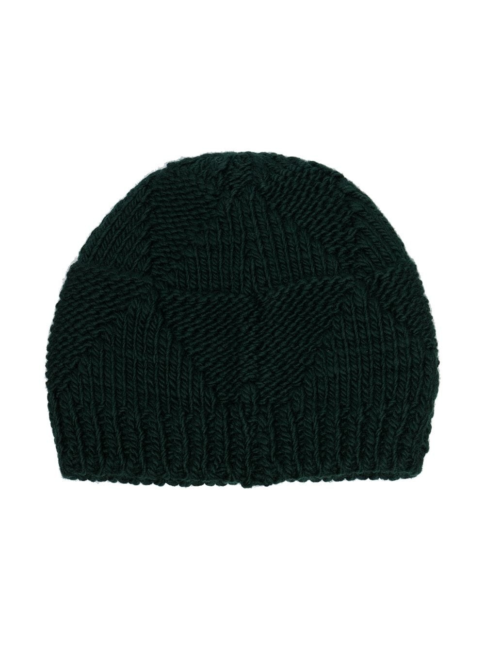 handknit ribbed beanie - 3