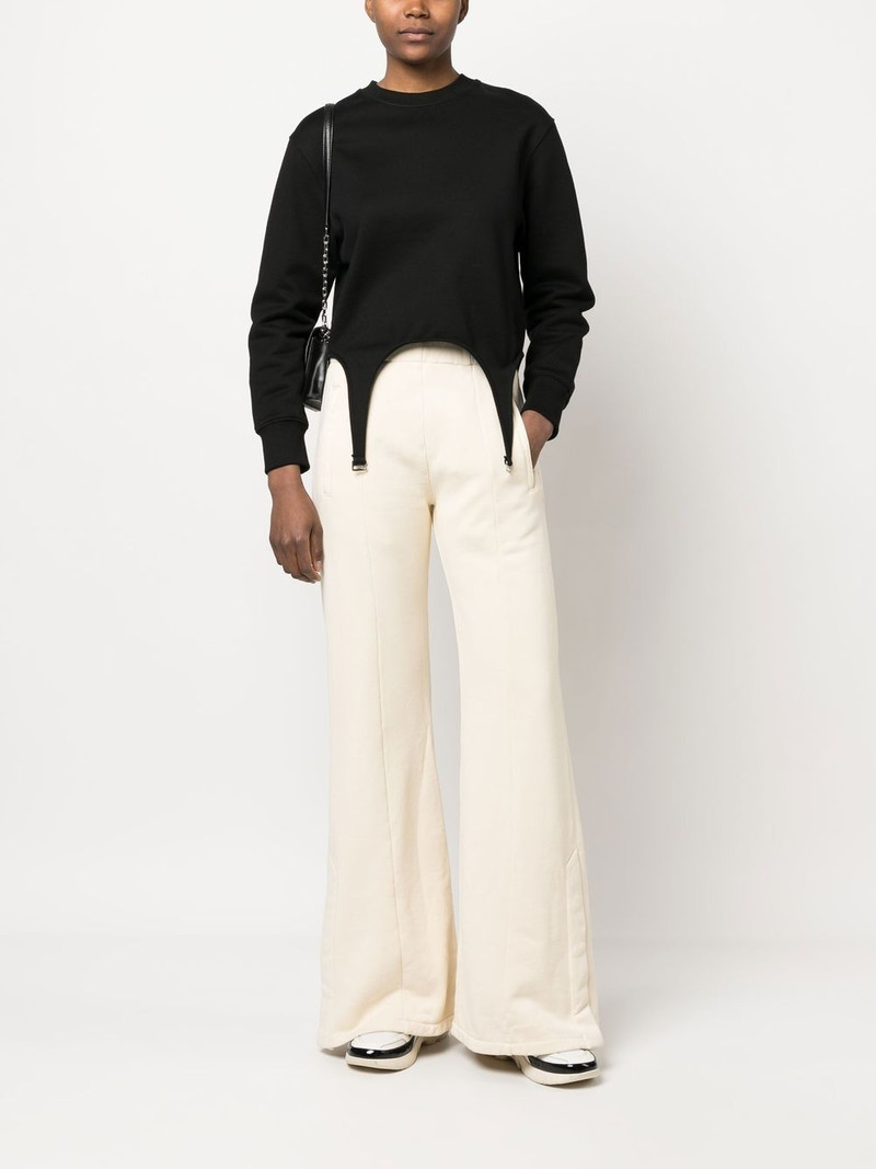 AMIRI flared-leg jersey trousers outlook