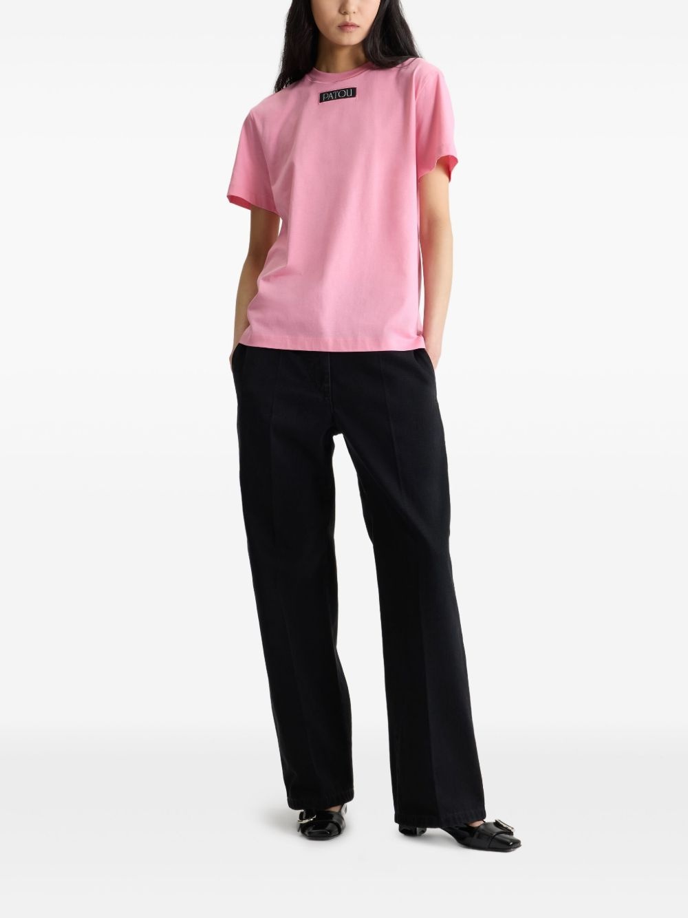 logo-appliqué T-shirt - 2
