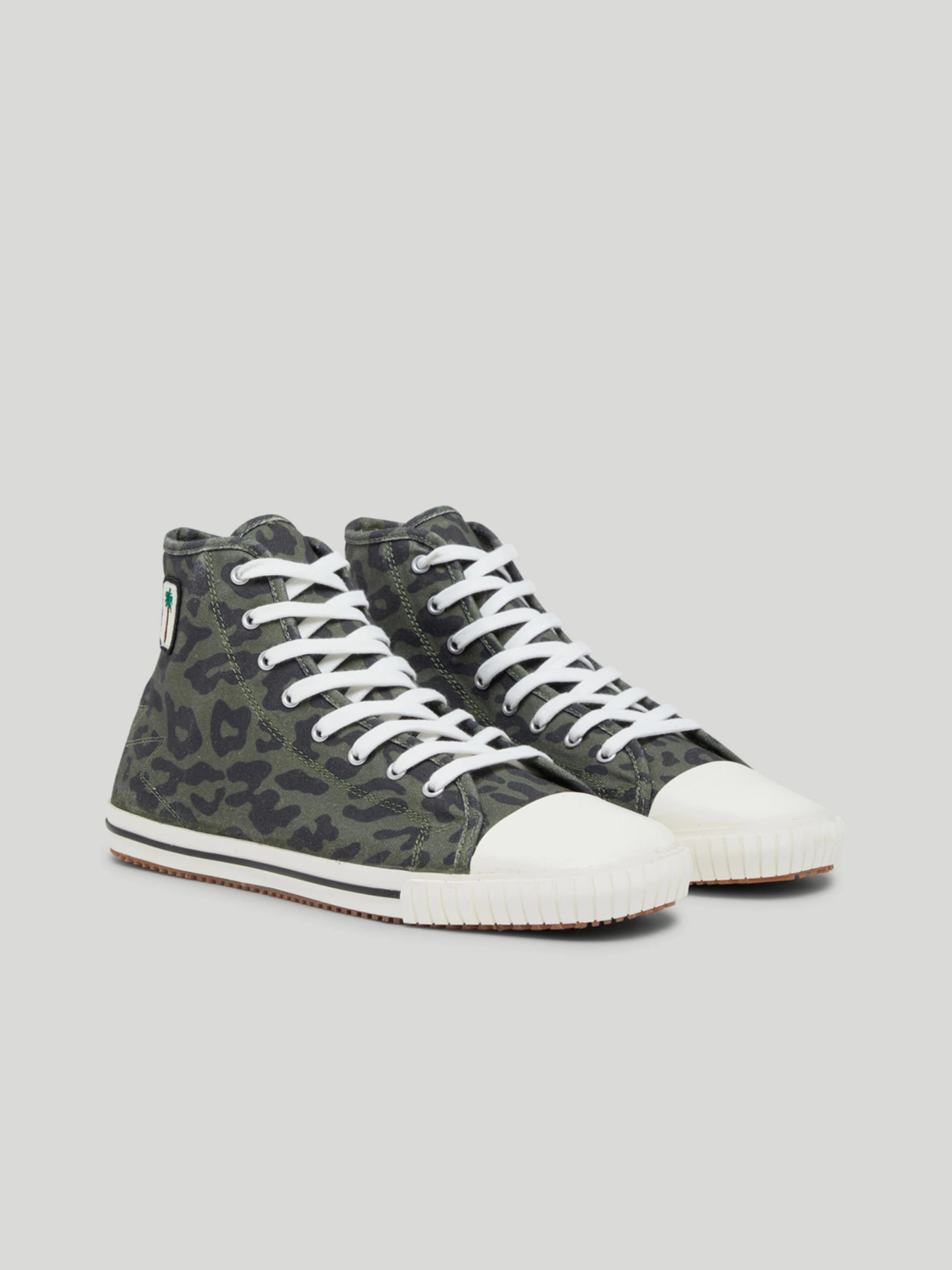 HIGH SQUARE VULCANIZED SNEAKERS - 2