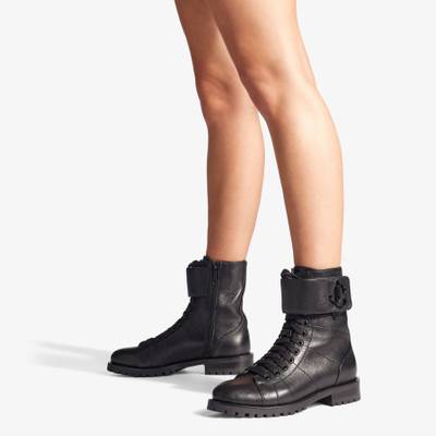 JIMMY CHOO Ceirus Flat
Black Soft Nappa Leather Combat Boots outlook