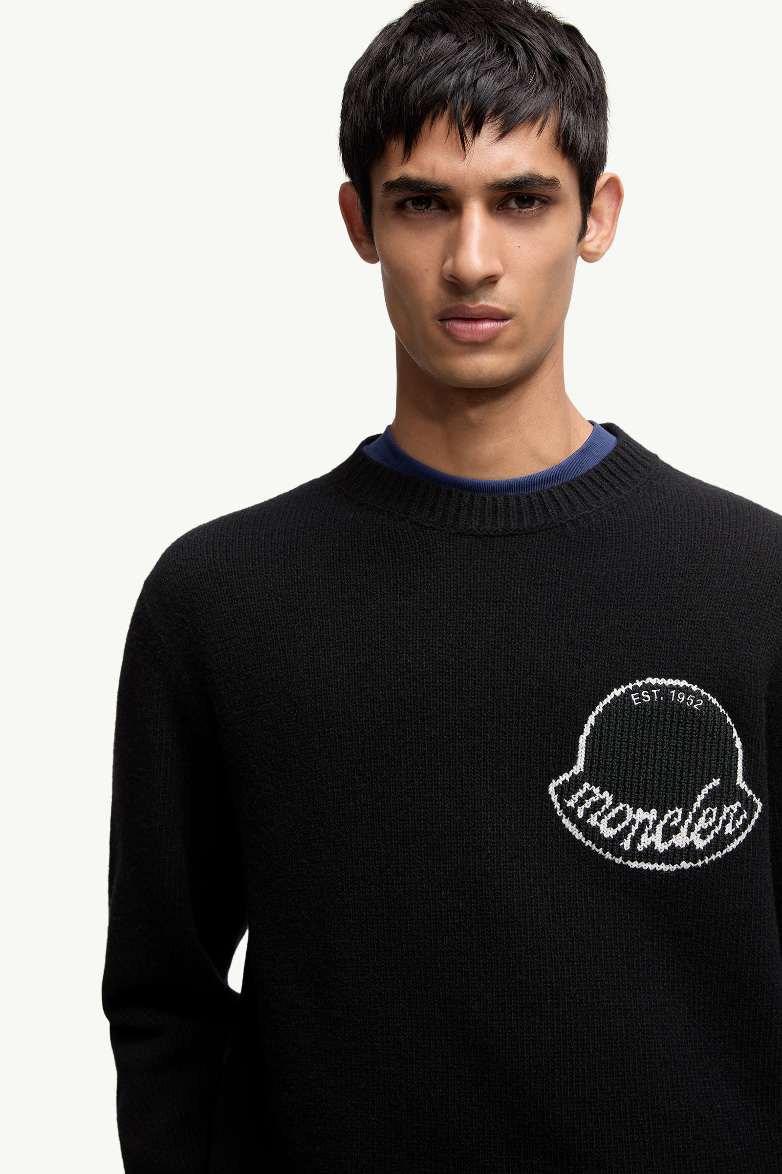 Embroidered Logo Wool Sweater - 6