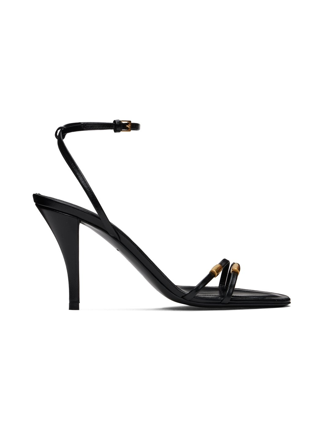 Black Cleo Bijoux Sandals - 1