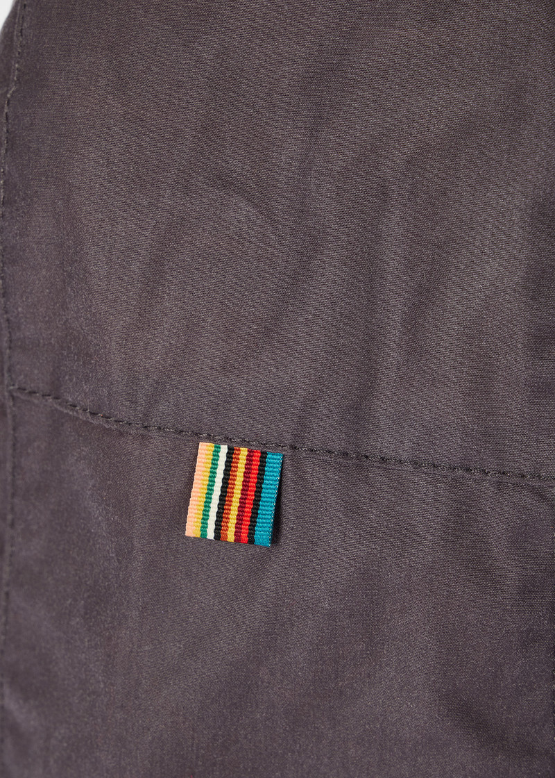 Paul Smith loves Barbour - Grey Lilac Waxed Hood 3