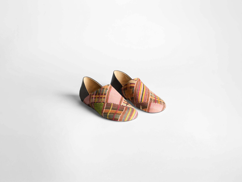 JW Anderson MENS SLIPPER MULES IN MULTI outlook
