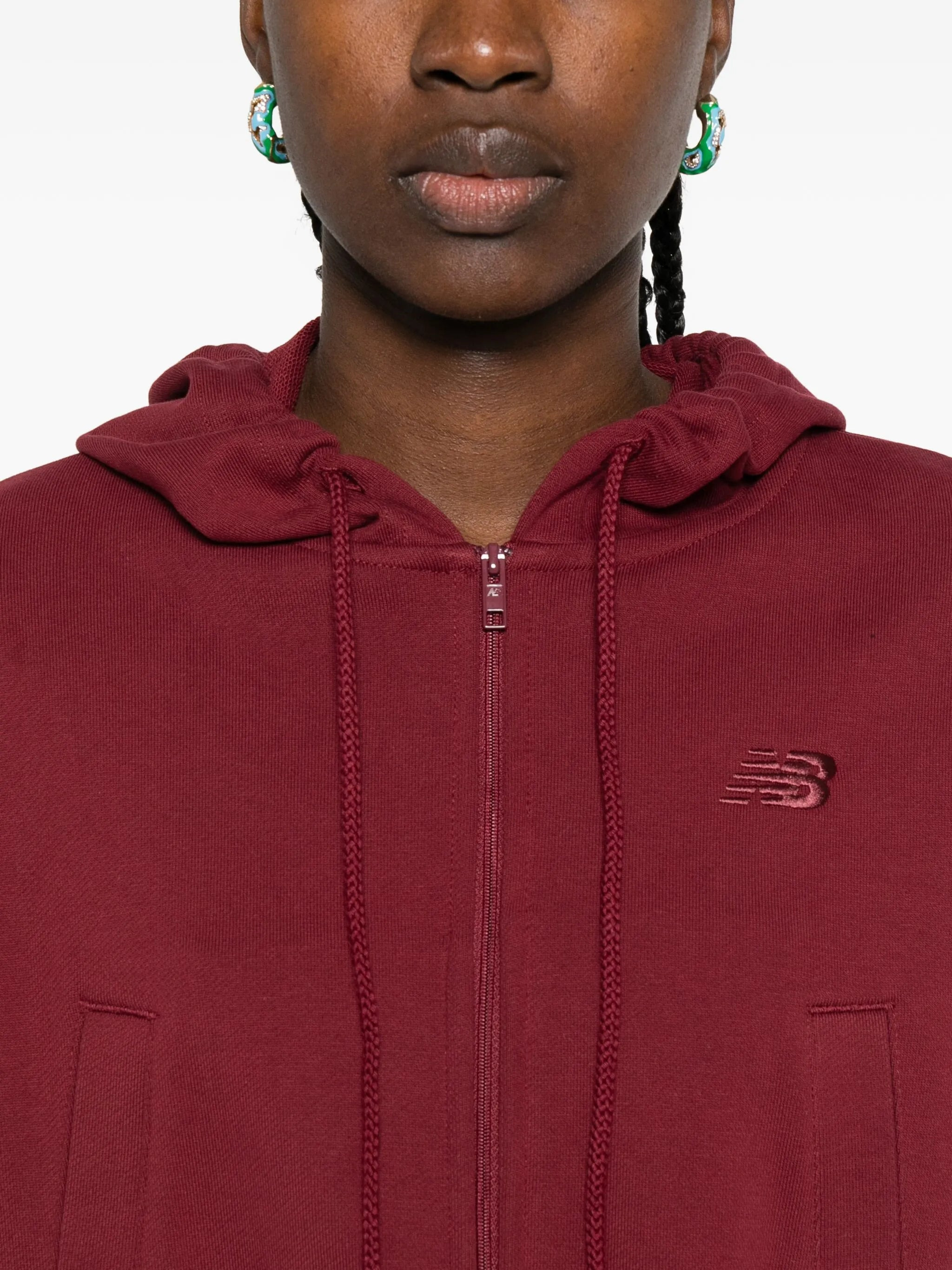New Balance Hooded Zip-up Hoddie - 5