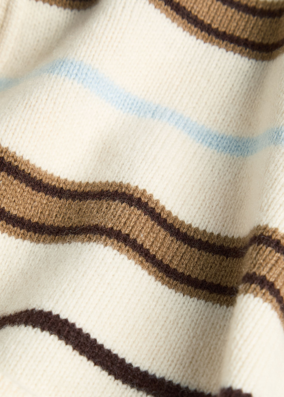 Rag & Bone Peggy Striped Wool Cardigan - 5