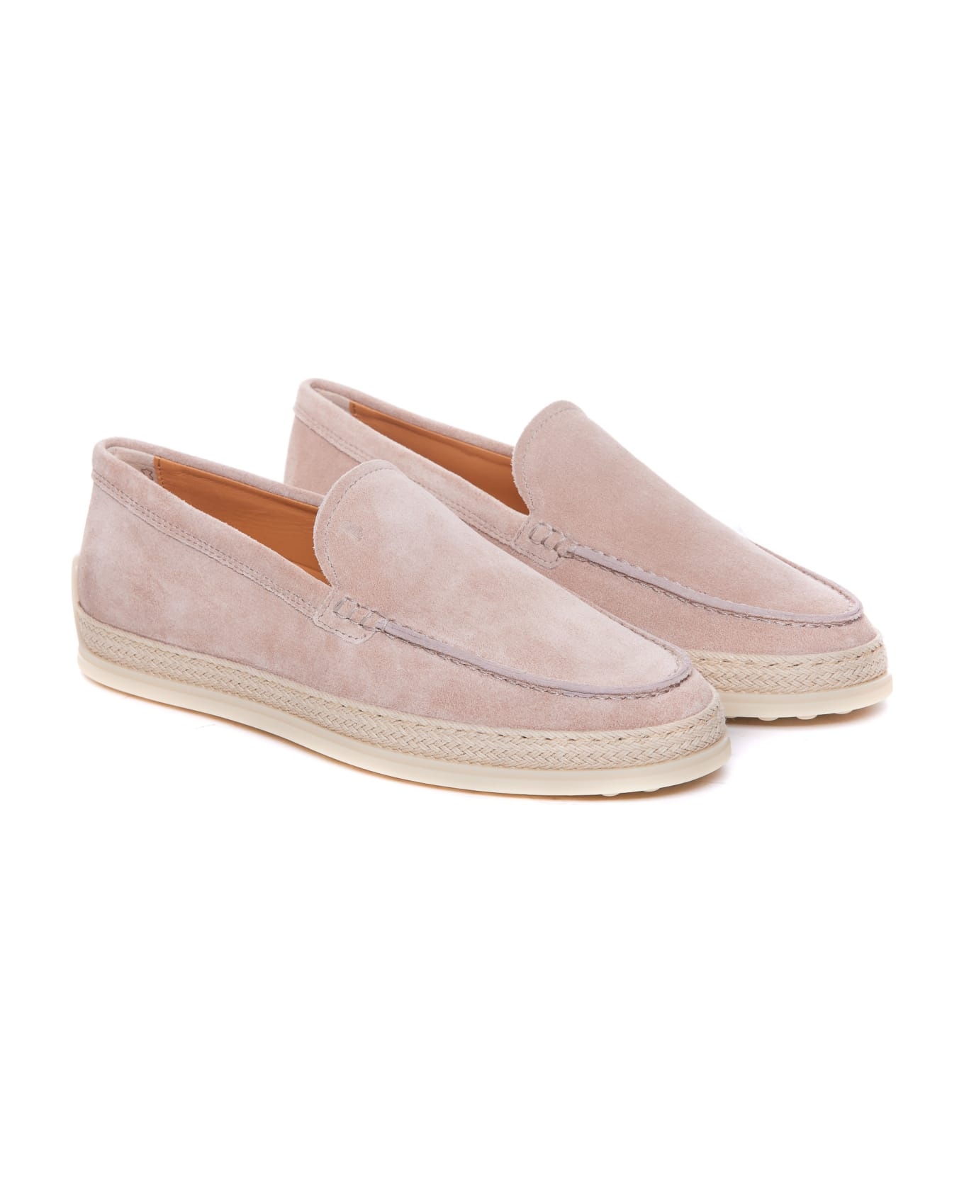Slip-on Loafers With Rafia Detail - 4