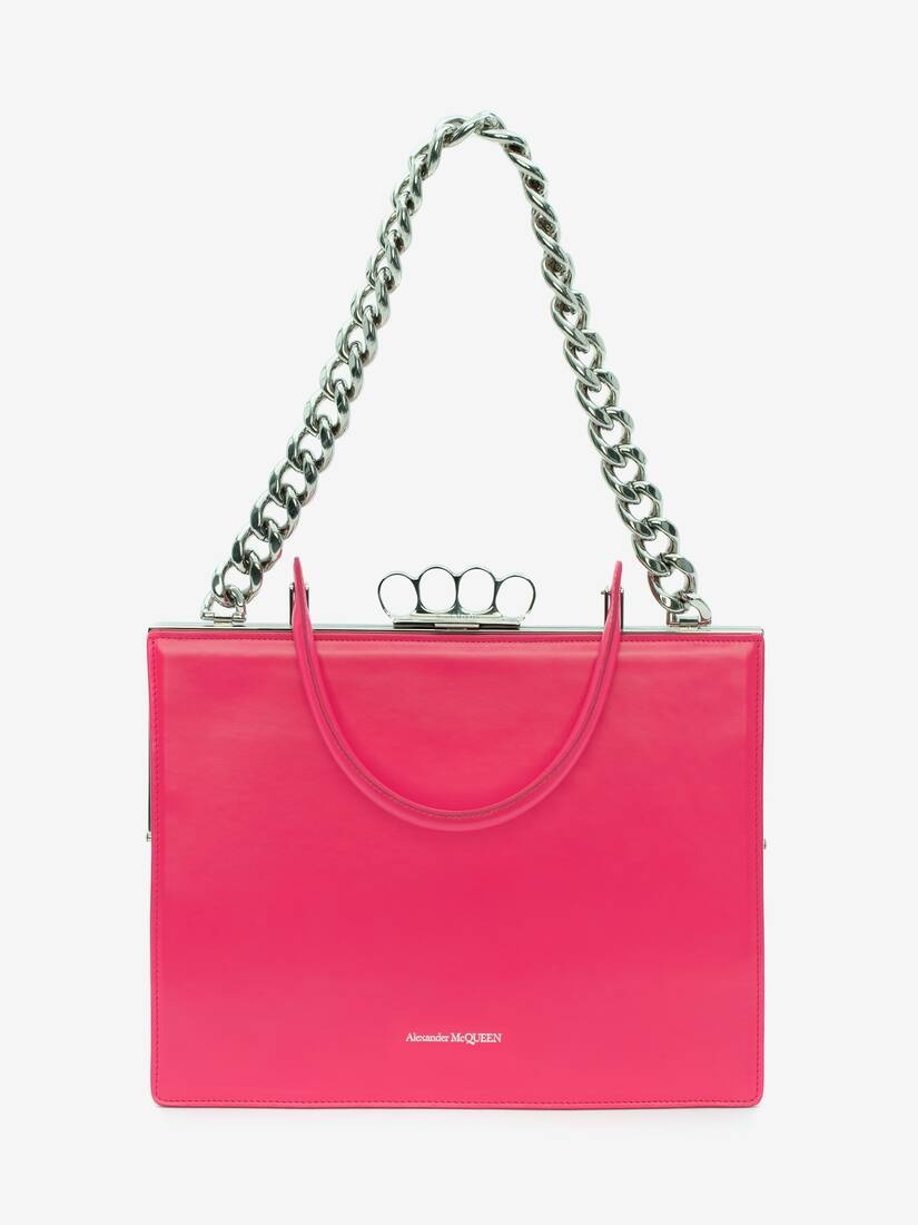 The Four Ring Frame in Neon Pink - 4