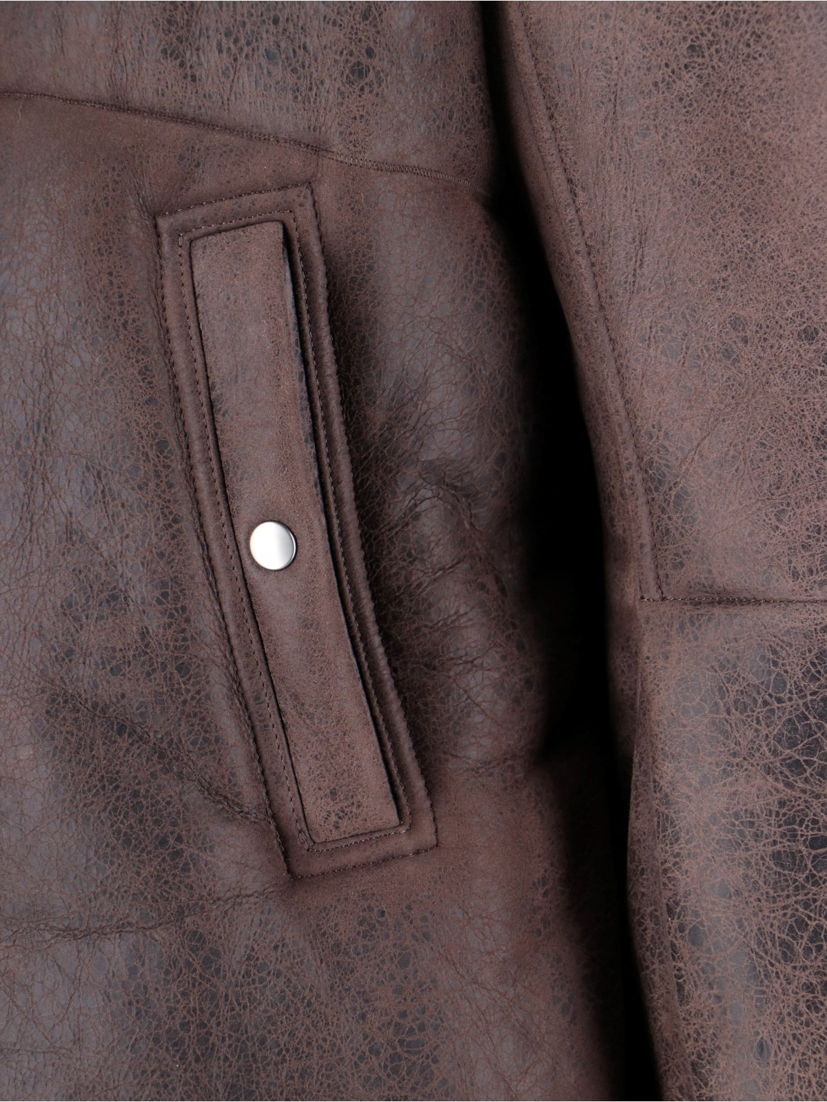 LAMB LEATHER AND SHEARLING JACKET - 3