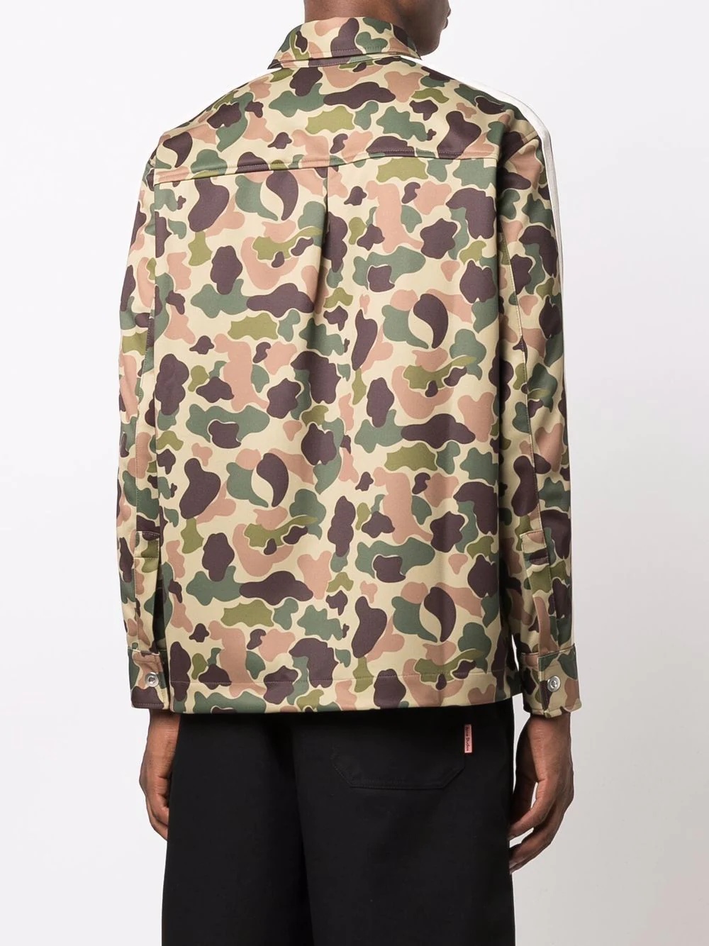 camouflage-print track shirt - 4