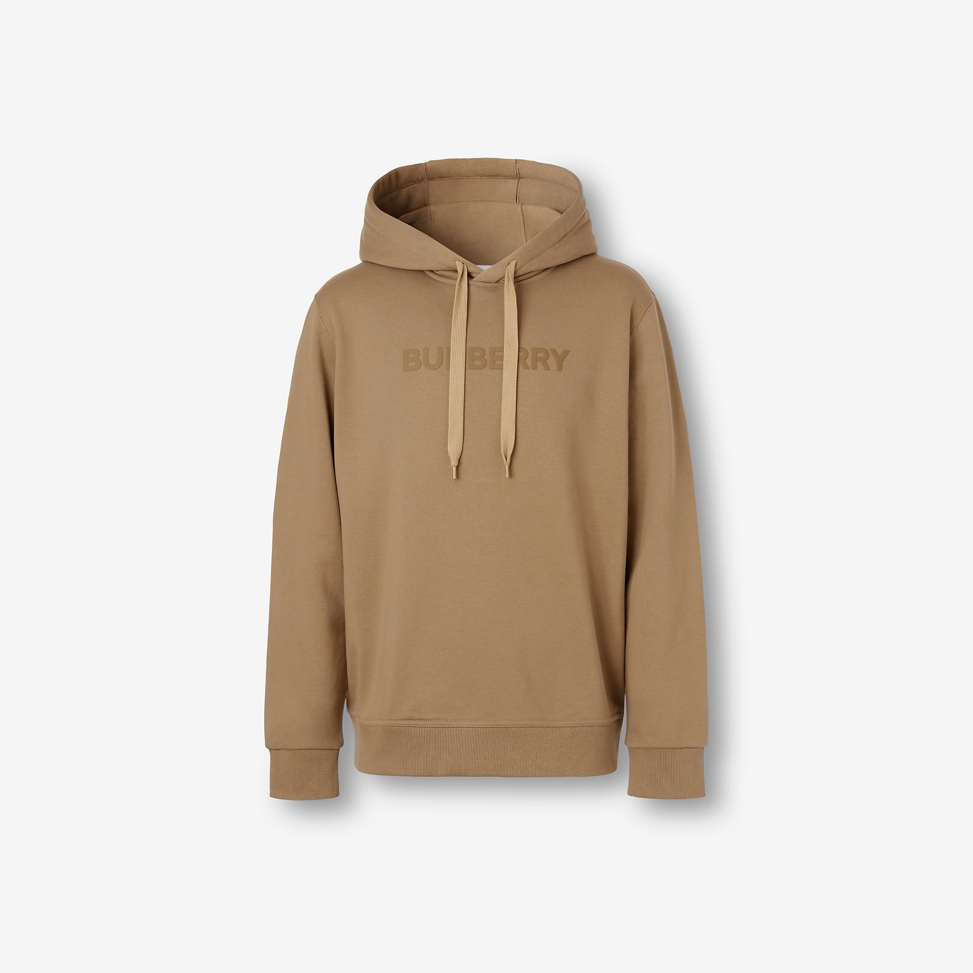 Logo Print Cotton Hoodie - 1