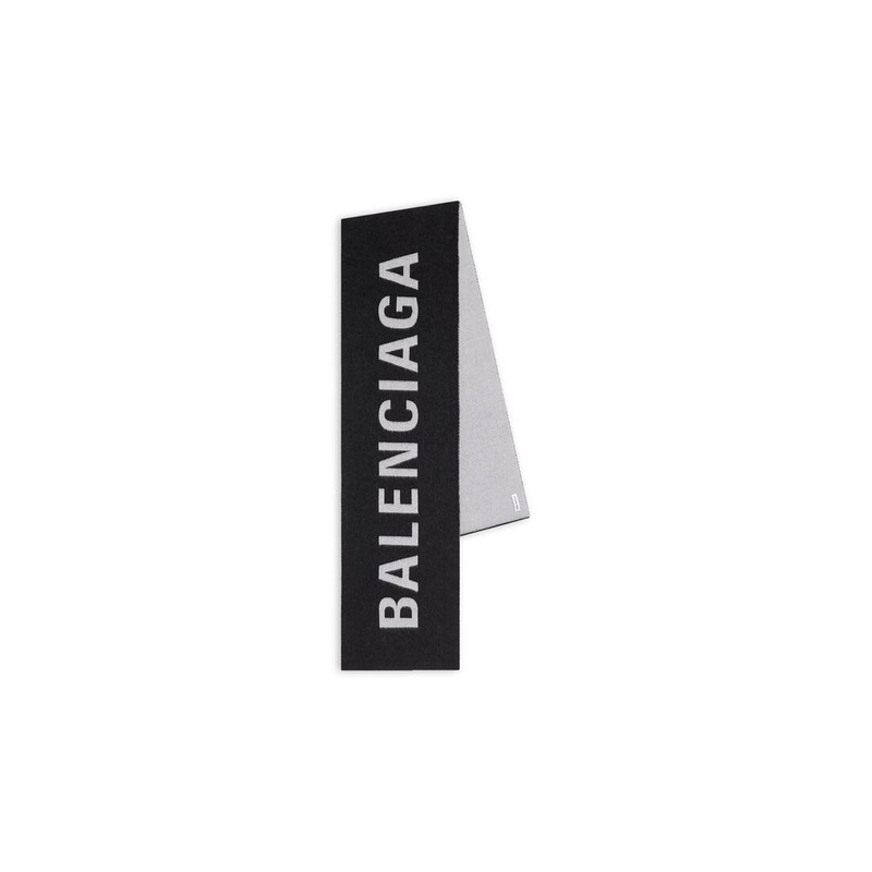 Women's Balenciaga Macro Scarf in Black 1