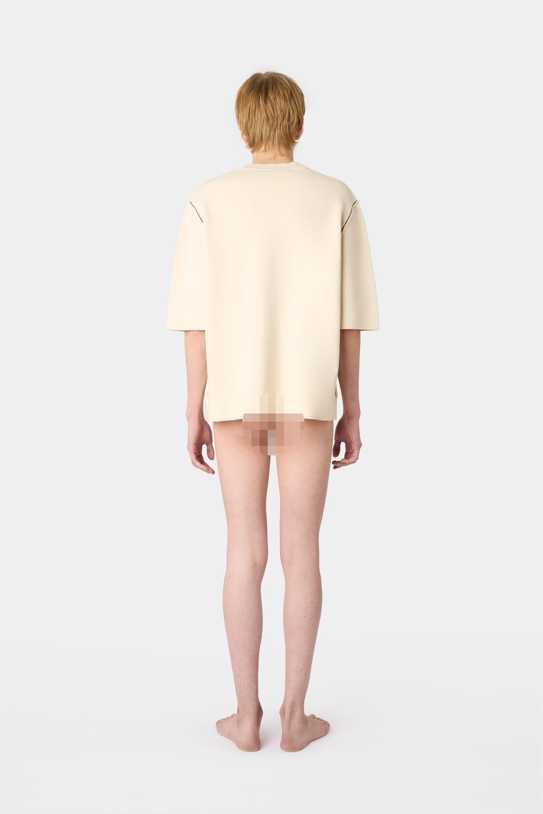 MAGLIAUNITA T-SHIRT / cream - 4