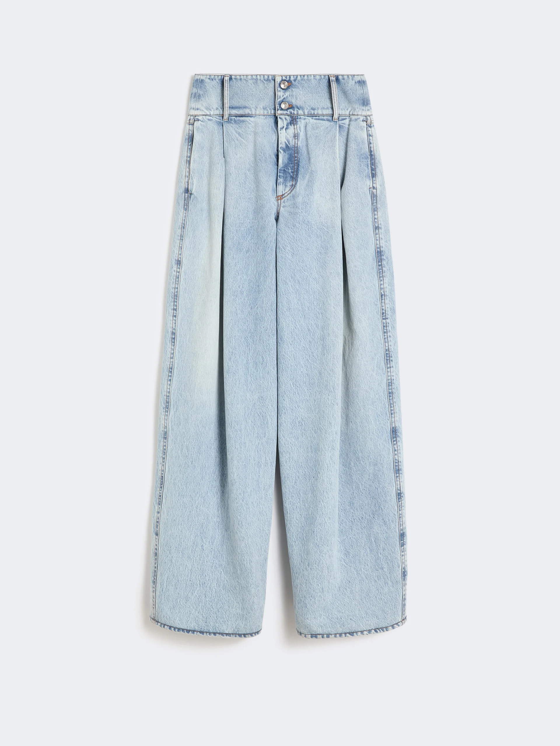 High-waisted baggy-cut jeans - MIDNIGHTBLUE - 1