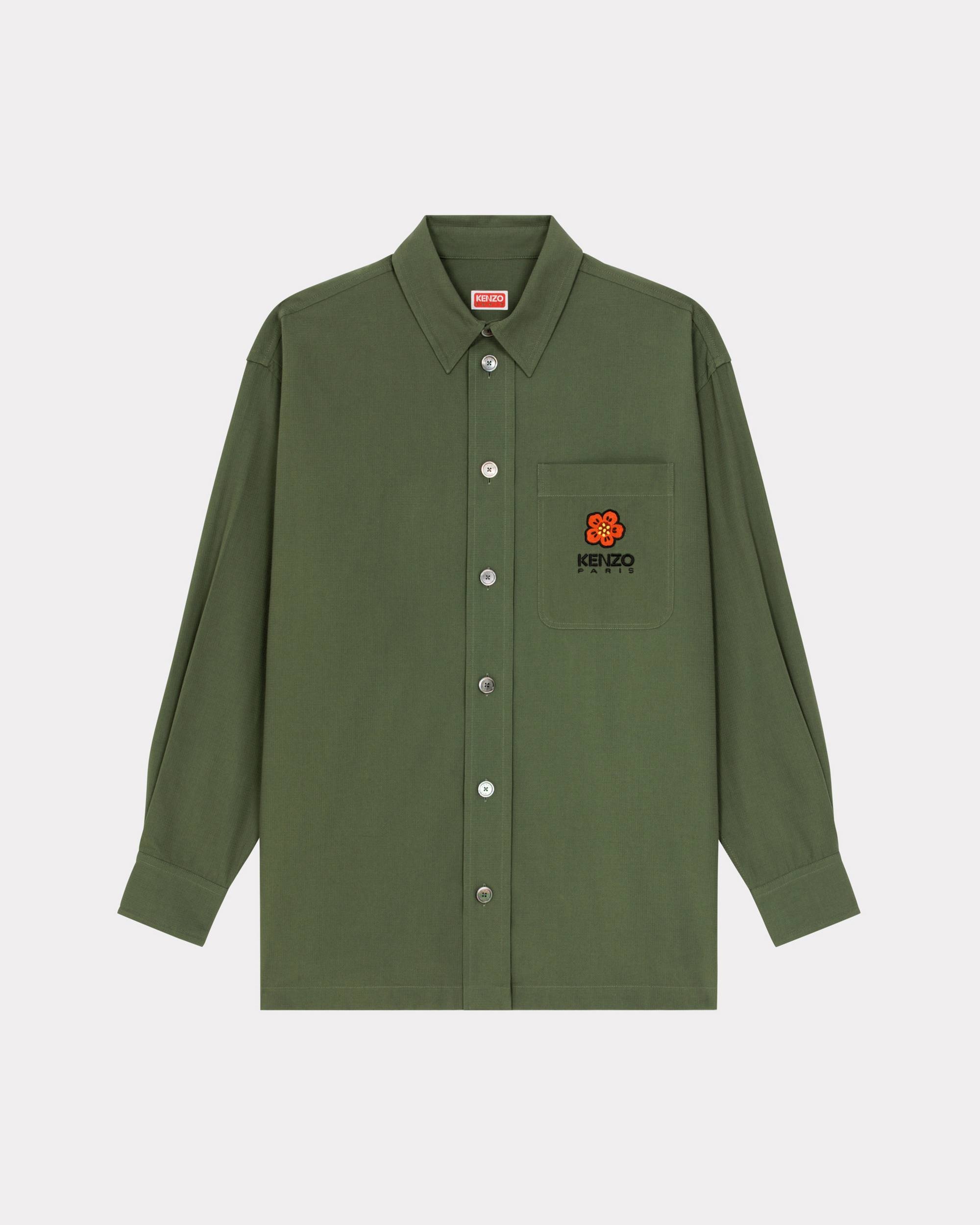 'BOKE FLOWER' Crest oversized shirt. - 1