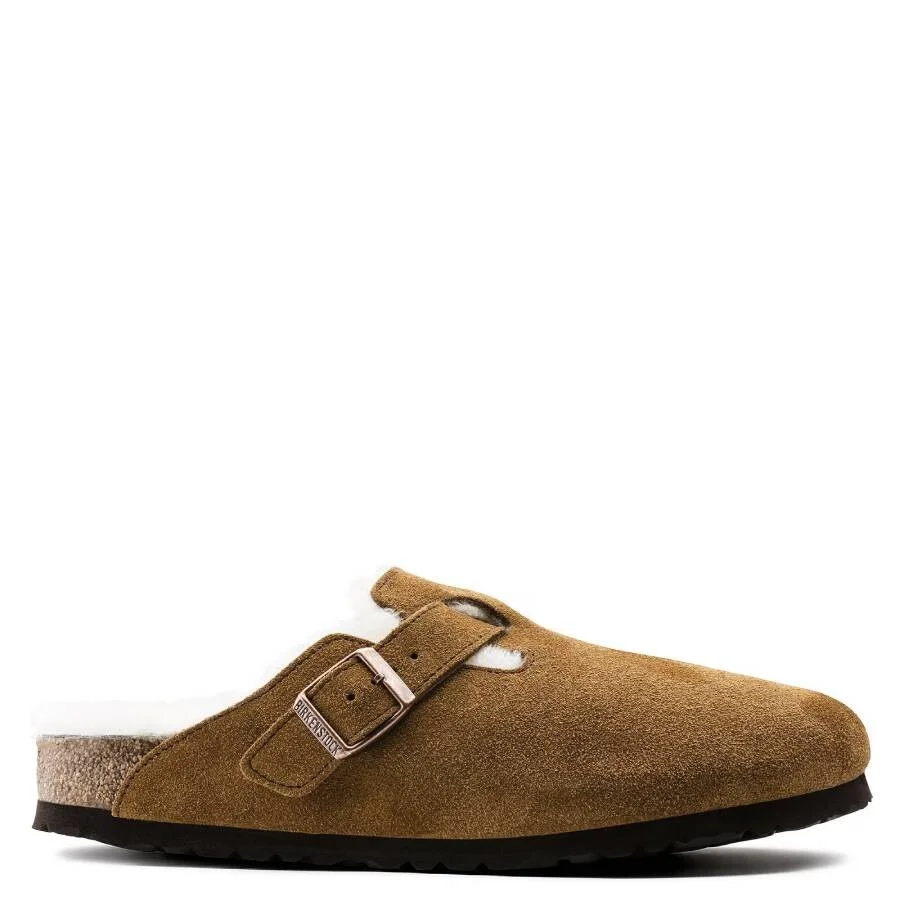 Birkenstock Ladies Mink Boston Shearling Clog - 1